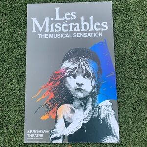 Les Misérables Broadway Poster The Musical Sensation